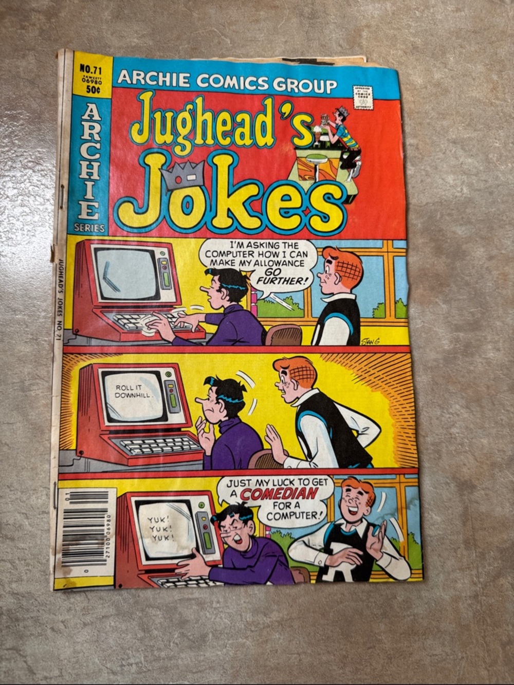 Archie Comics 1981 Jughead's Jokes Comic Book #71 - Bundle 3 for $10!